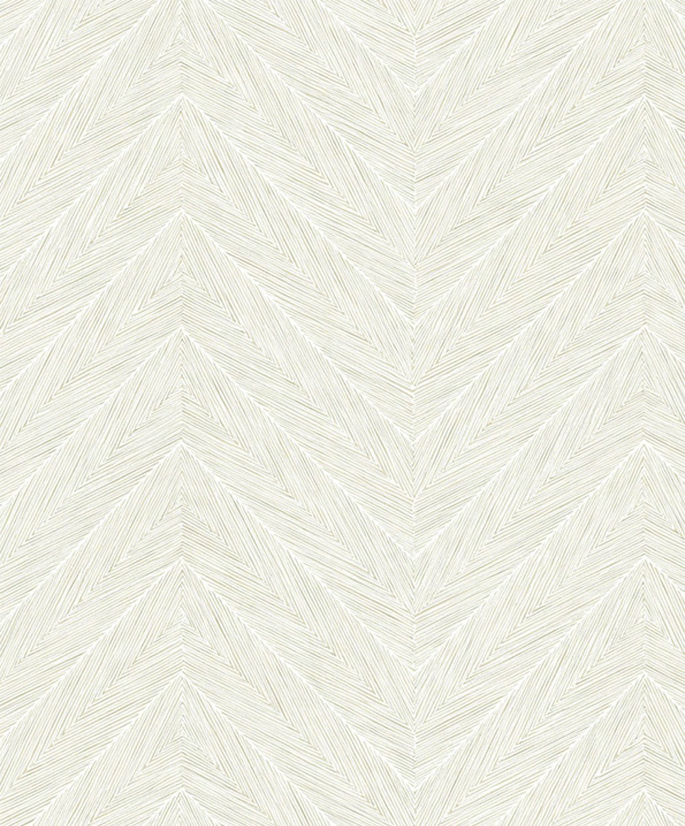 Off white Ivory Illusion Geometric Wallpaper