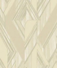 Radiant Rhombus Grey Geometric Wallpaper.