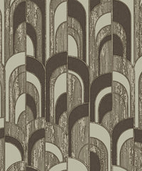 Graphite Grey shaped Arch Abstract wallpaper.