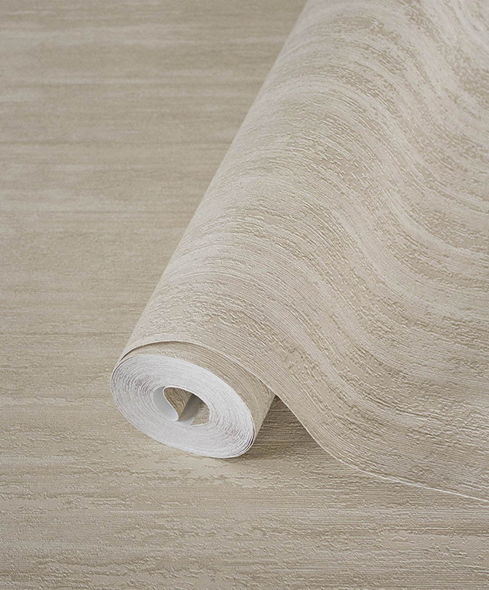 Beige Linen Texture Wallpaper