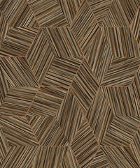 Modern Copper Symmetry Abstract Wallpaper