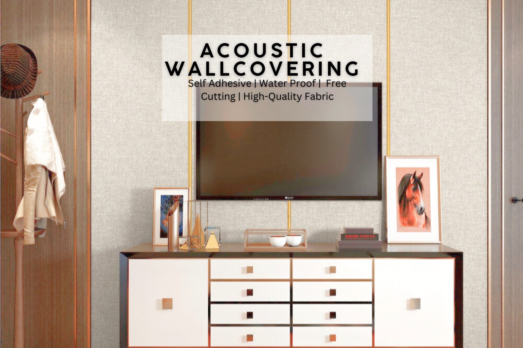 acoustic wallpaper wallcovering 