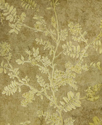 Dark beige floral  Wallpaper