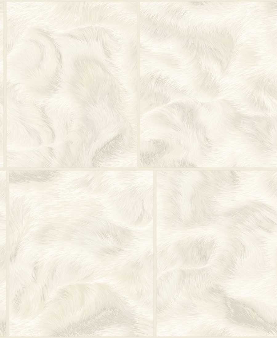 Premium feathery off-white abstract Wallpaper