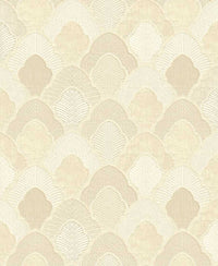 Embossed classy rosegold geometric Wallpaper