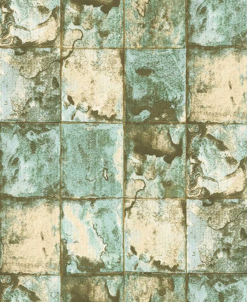 Modern Abstract green Marbled Wallpaper