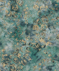 Green Mint Sea Green Gold Wallpaper