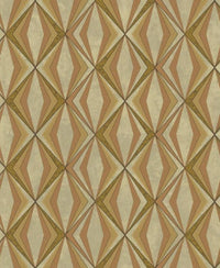 3D Geometric Beige Color Wallpaper Roll for Covering Living Room, Bedroom Walls 57 Sqft