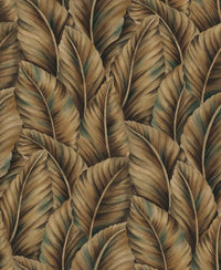 Excel Botanical Brown Design Wallpaper Roll for Covering Living Room, Bedroom Walls 57 Sqft