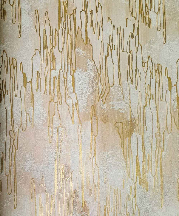 Textured Golden Foil Premium Wallpaper Roll Stc Wallpaper