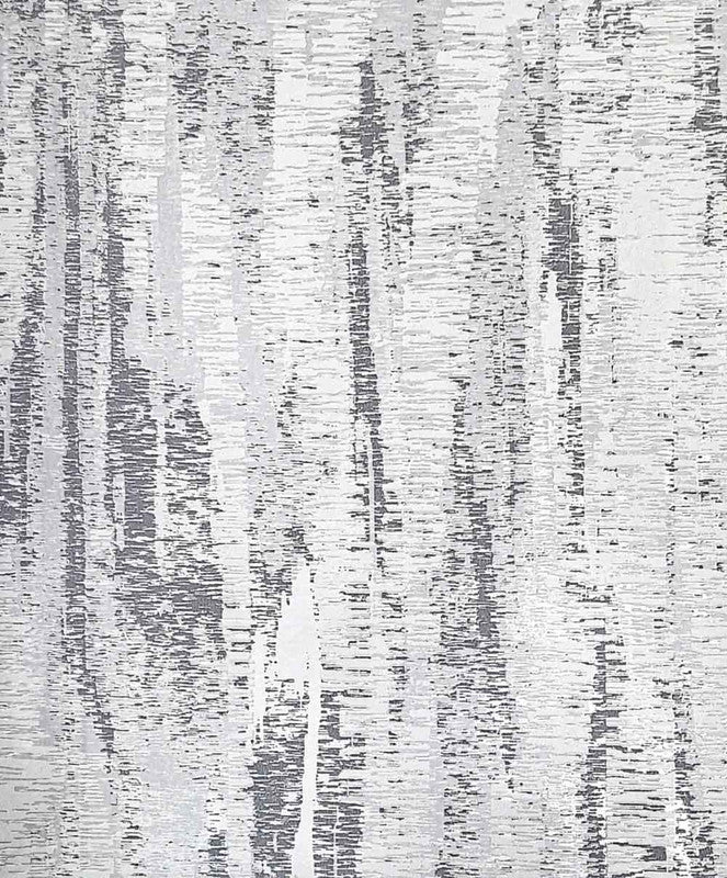 Textured Silver Gray Wallpaper for Wall. Complete Wall Decor.